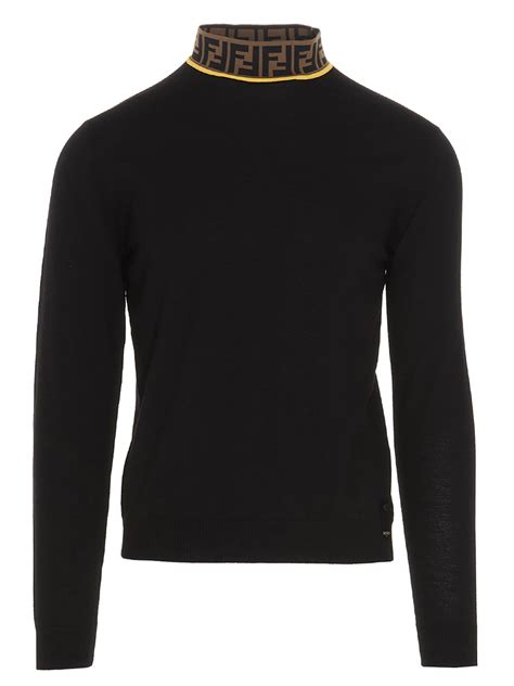 fendi turtleneck sweater|fendi polo shirts.